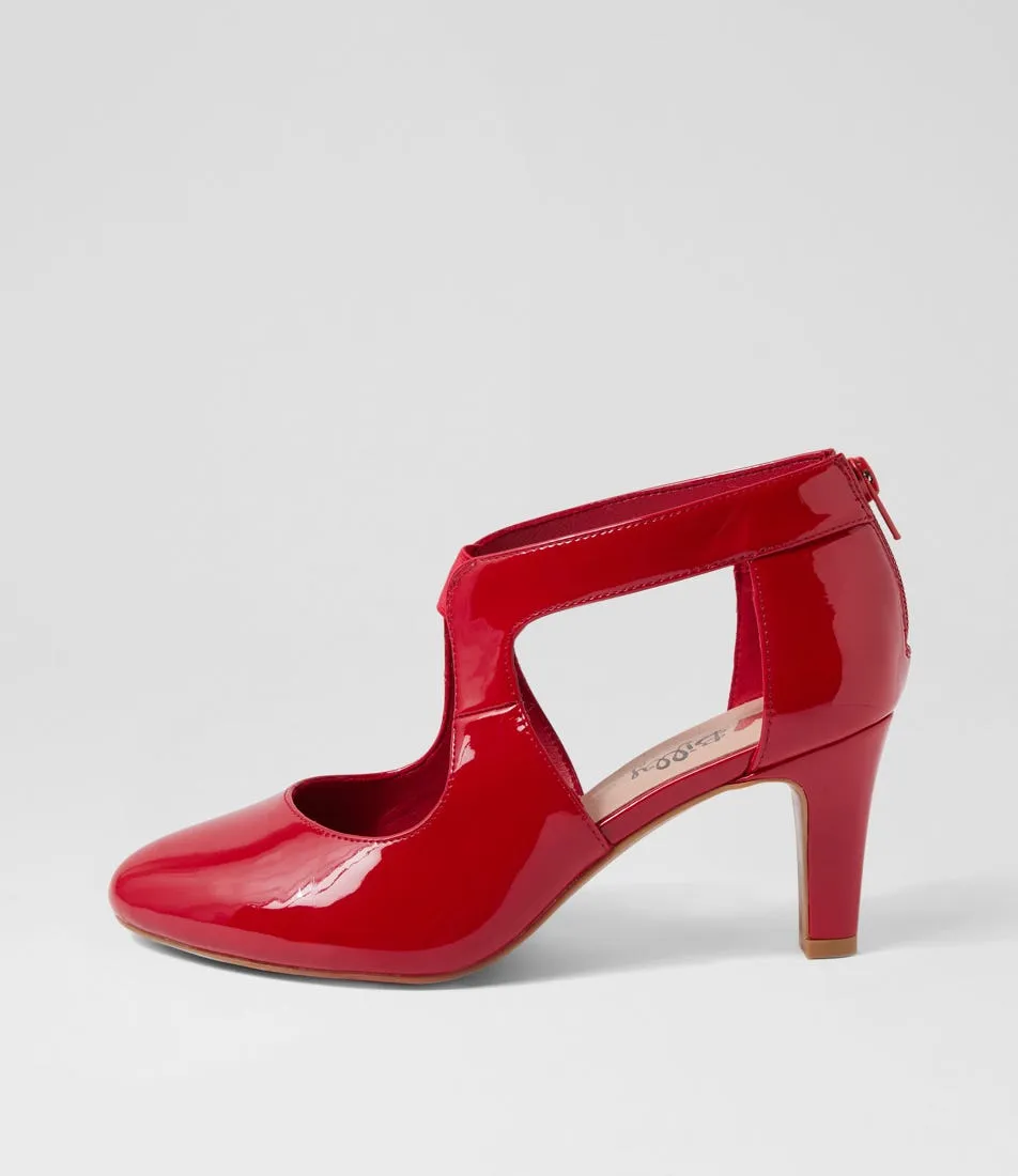 I LOVE BILLY Ichiko W Cherry Patent Pu Pump Heels