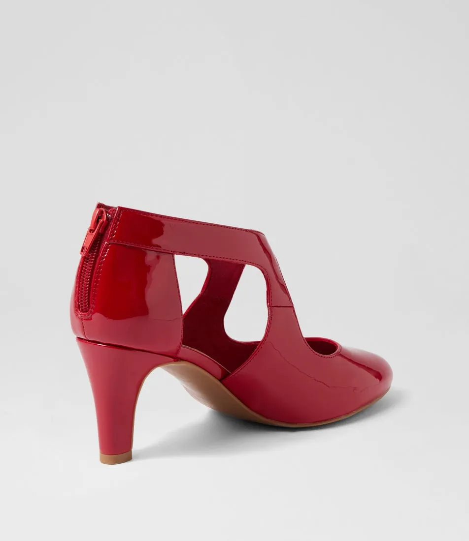 I LOVE BILLY Ichiko W Cherry Patent Pu Pump Heels