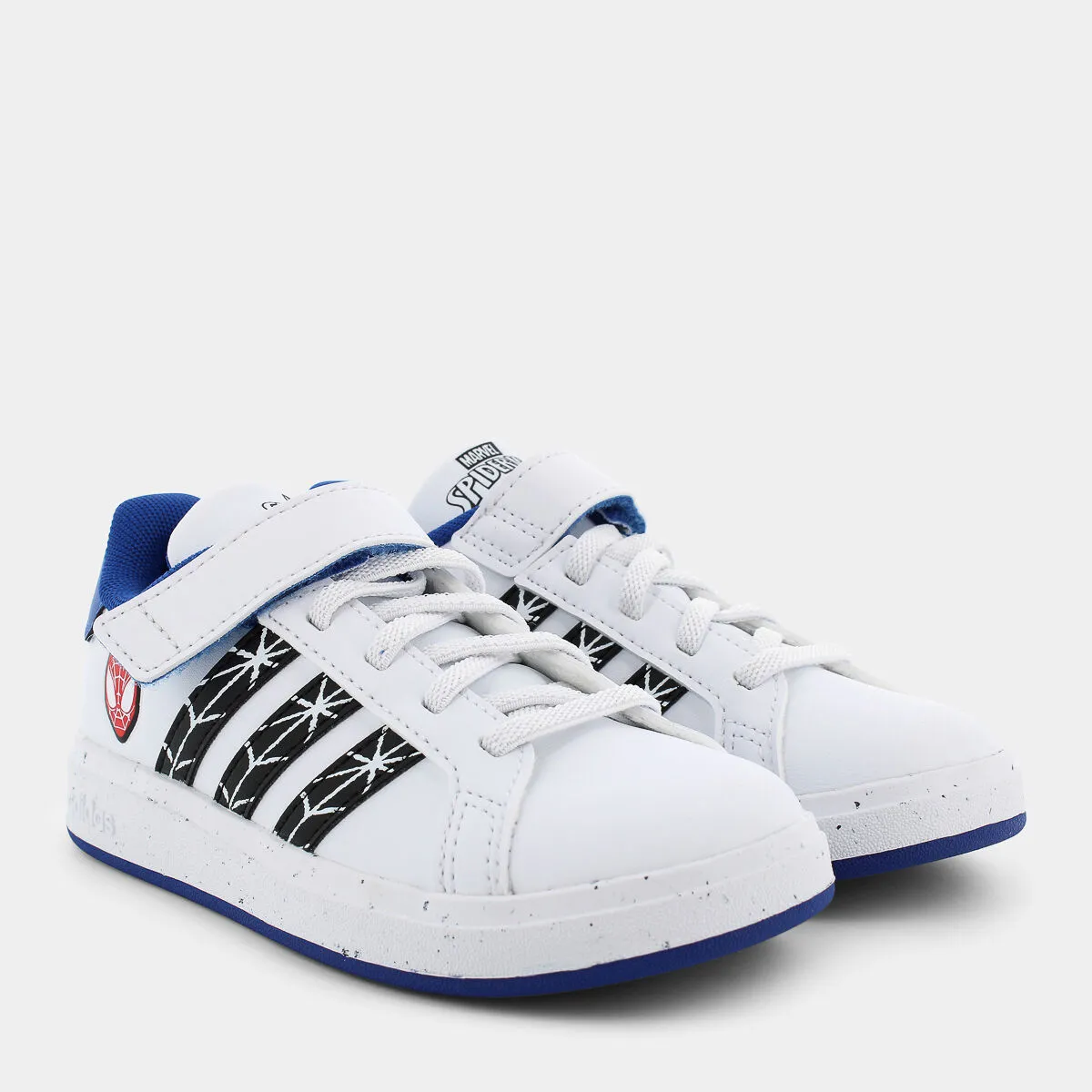 0925 Grand Court Spider-Man Kftwr White/Core Black/Team Royal Blue - Sportive