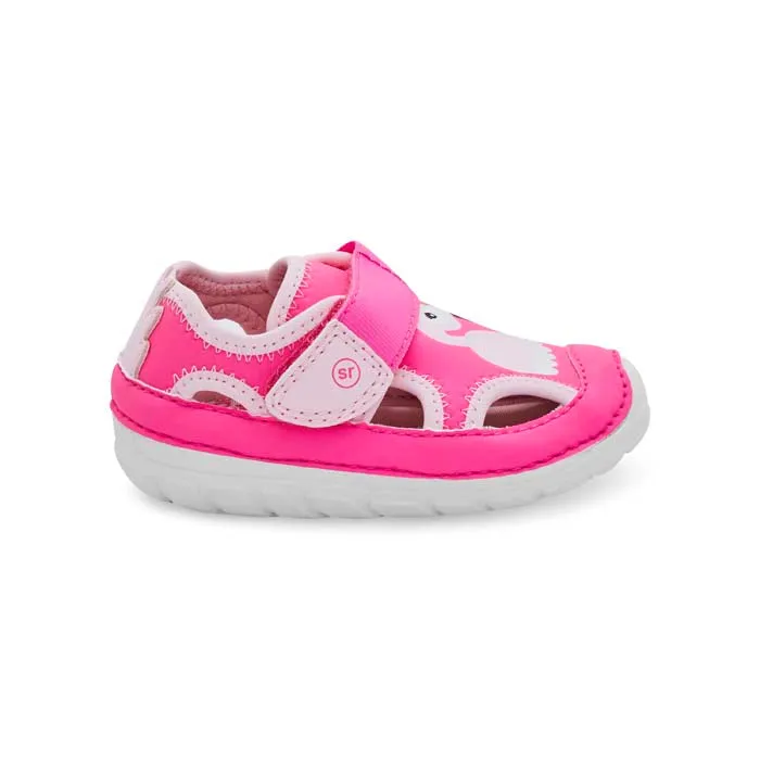 Infant Girl Stride Rite Soft Motion Splash in Pink Flamingo