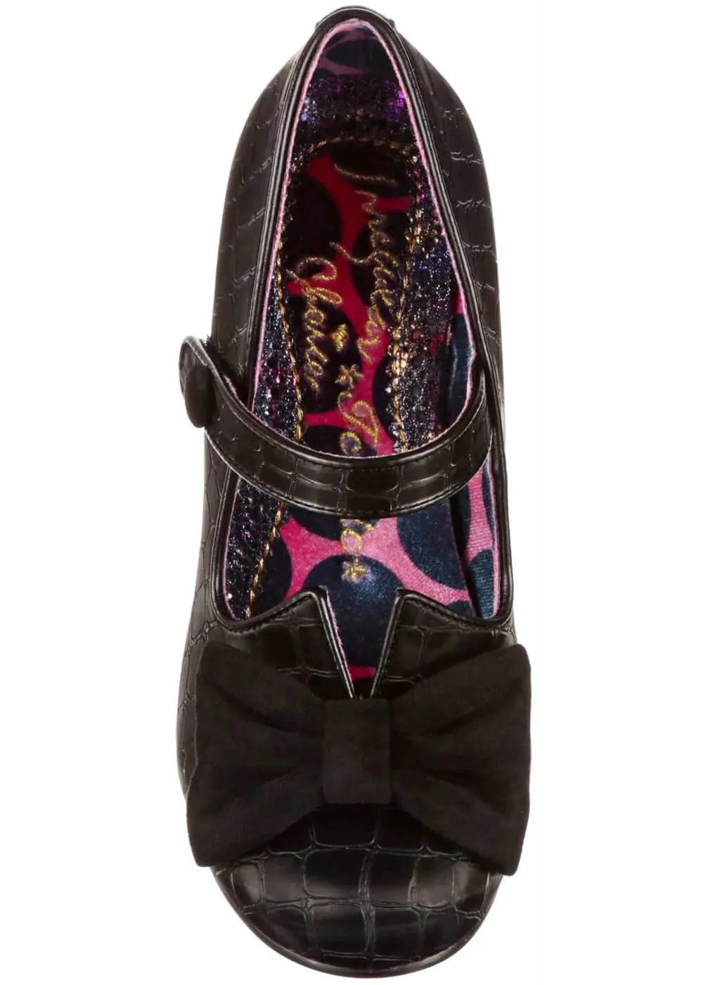 Irregular Choice Piccolo Croc 50's Black Pumps