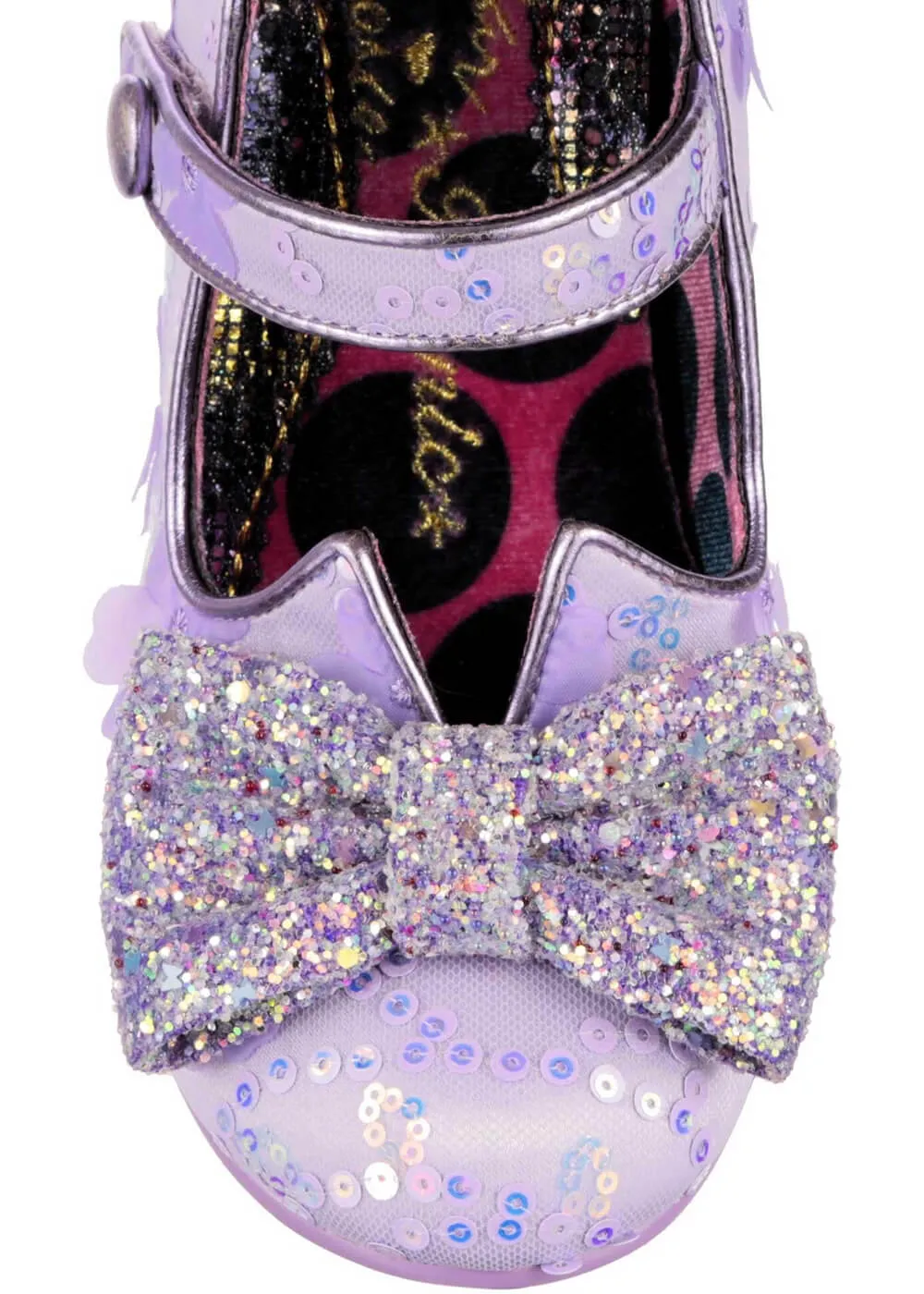 Irregular Choice Piccolo Sequins Light Purple 50's Pumps