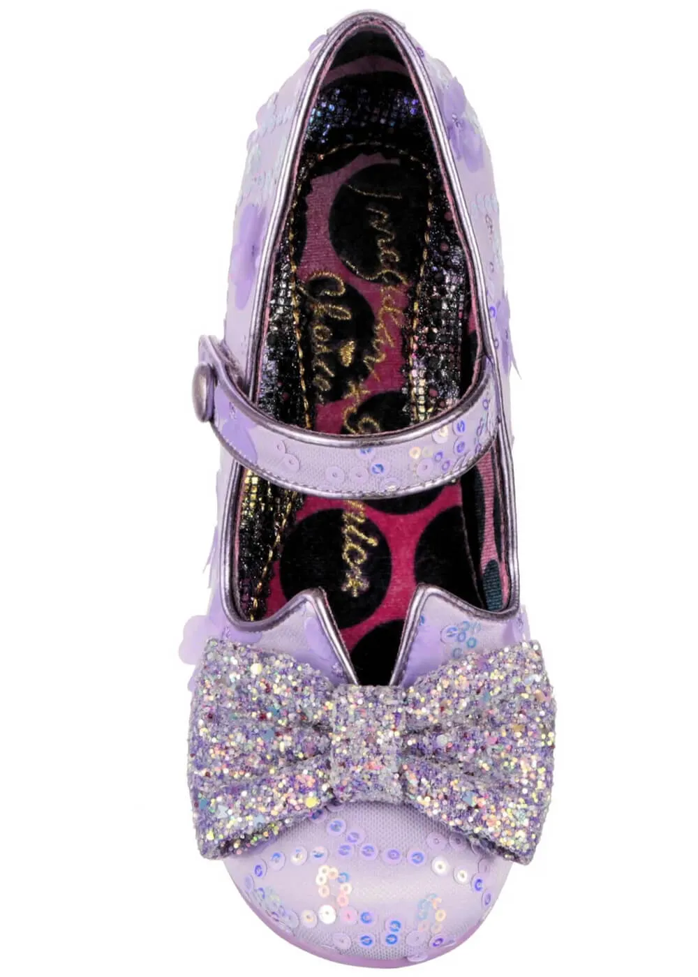 Irregular Choice Piccolo Sequins Light Purple 50's Pumps