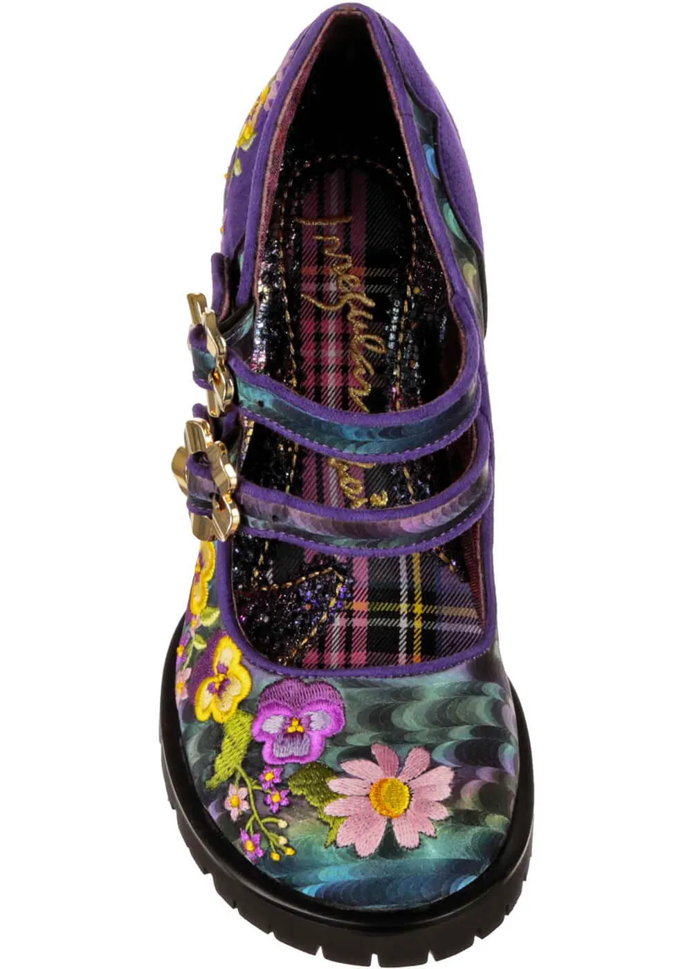 Irregular Choice Purple 60's Retro Pumps - Best Bud Collection