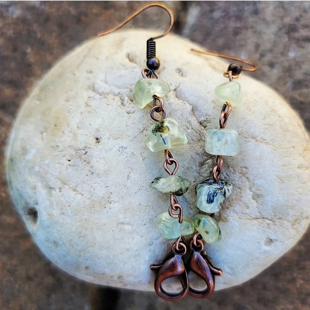 Island Girl Art - Natural Stone Earrings- The Vine Dangle