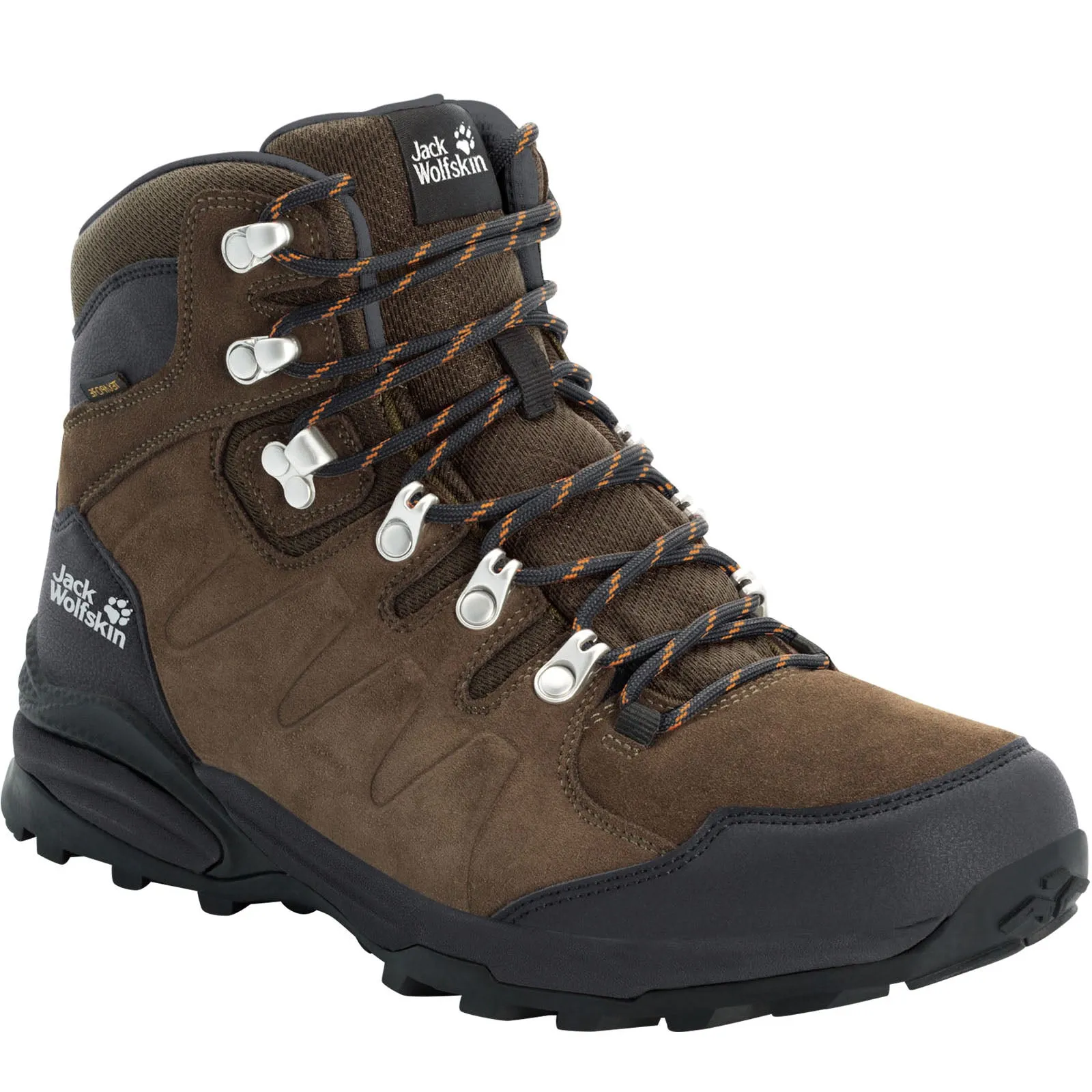 Jack Wolfskin Mens Refugio Texapore Waterproof Leather Walking Boots