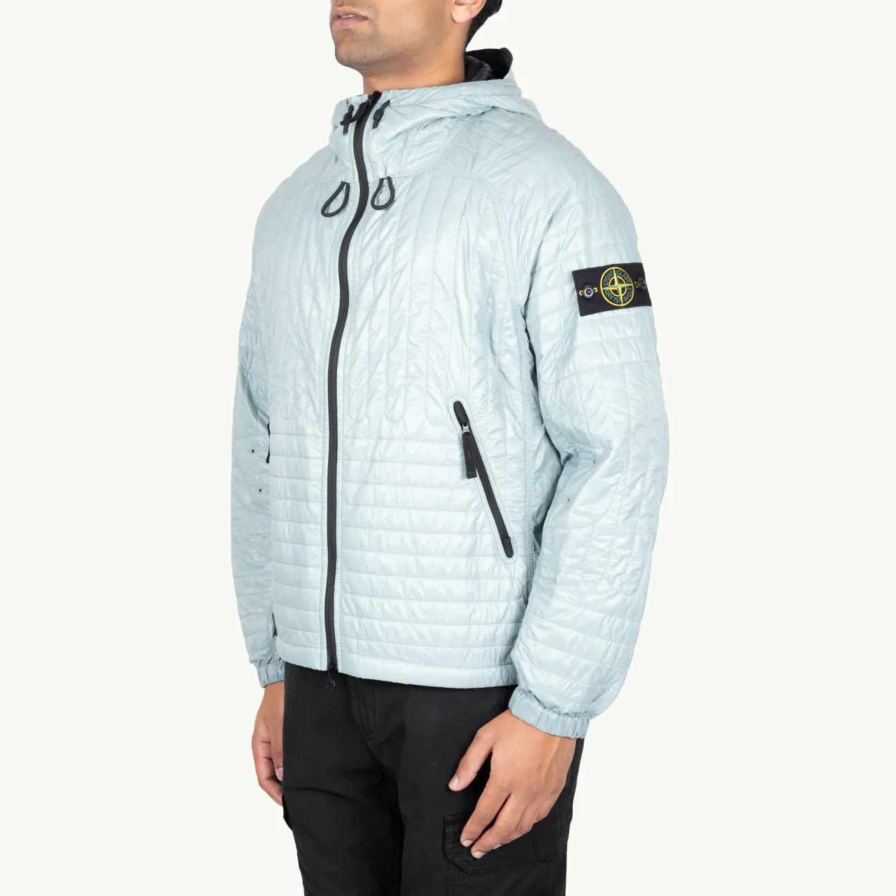 Jacket Patch Hooded Primaloft - Grey Green 6681