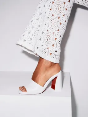 Jane 85 mm White Mules