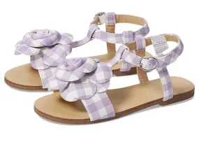 Janie and Jack Gingham Flower Sandal (Toddler/Little Kid/Big Kid)