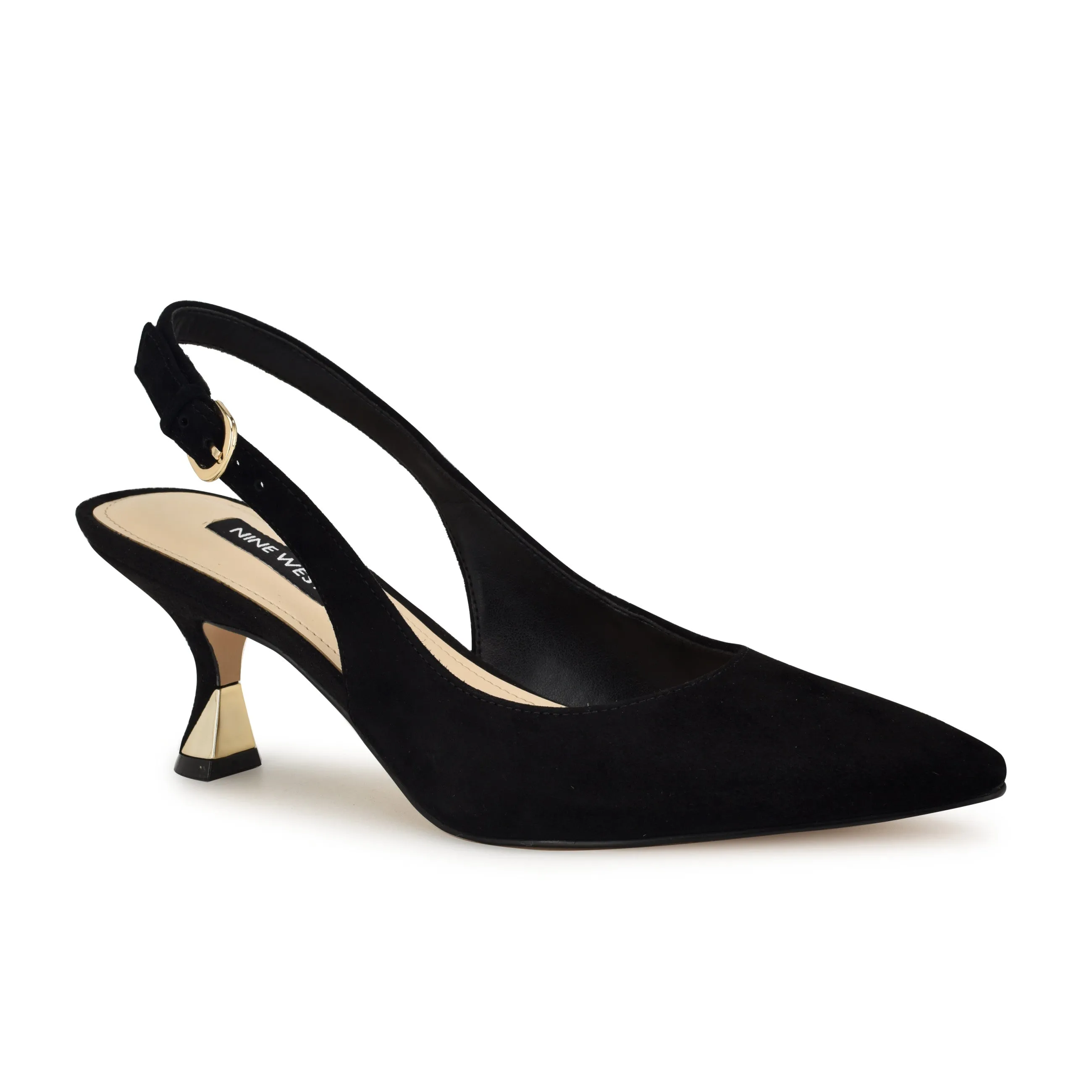 Jannit Pointy Toe Slingback Pumps