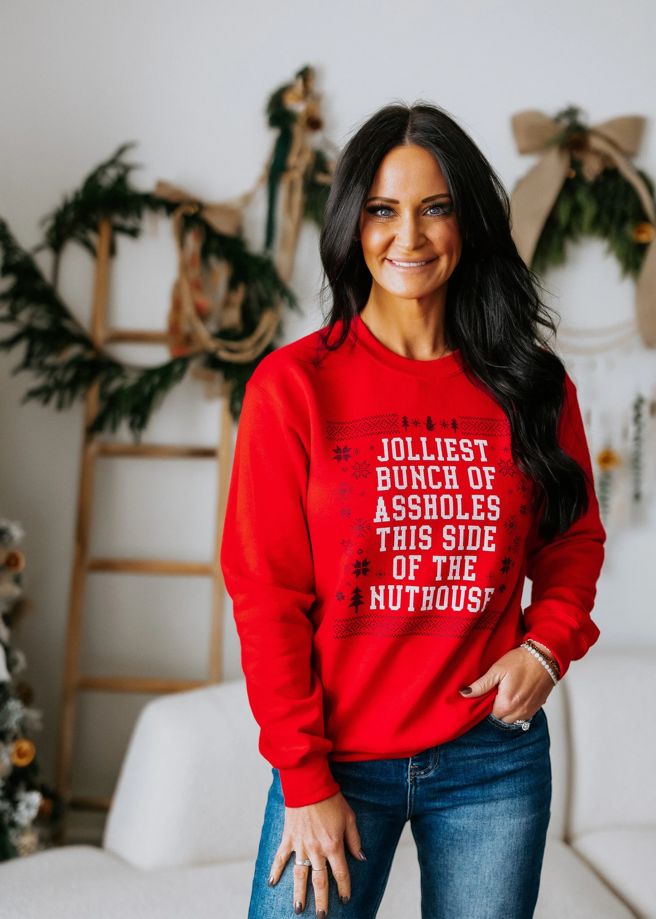 Jolliest Bunch Graphic Sweatshirt