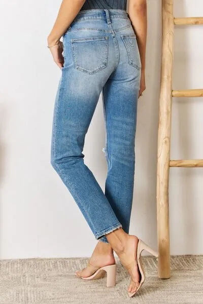 Josephine Skinny High Waisted Ripped Denim Pants