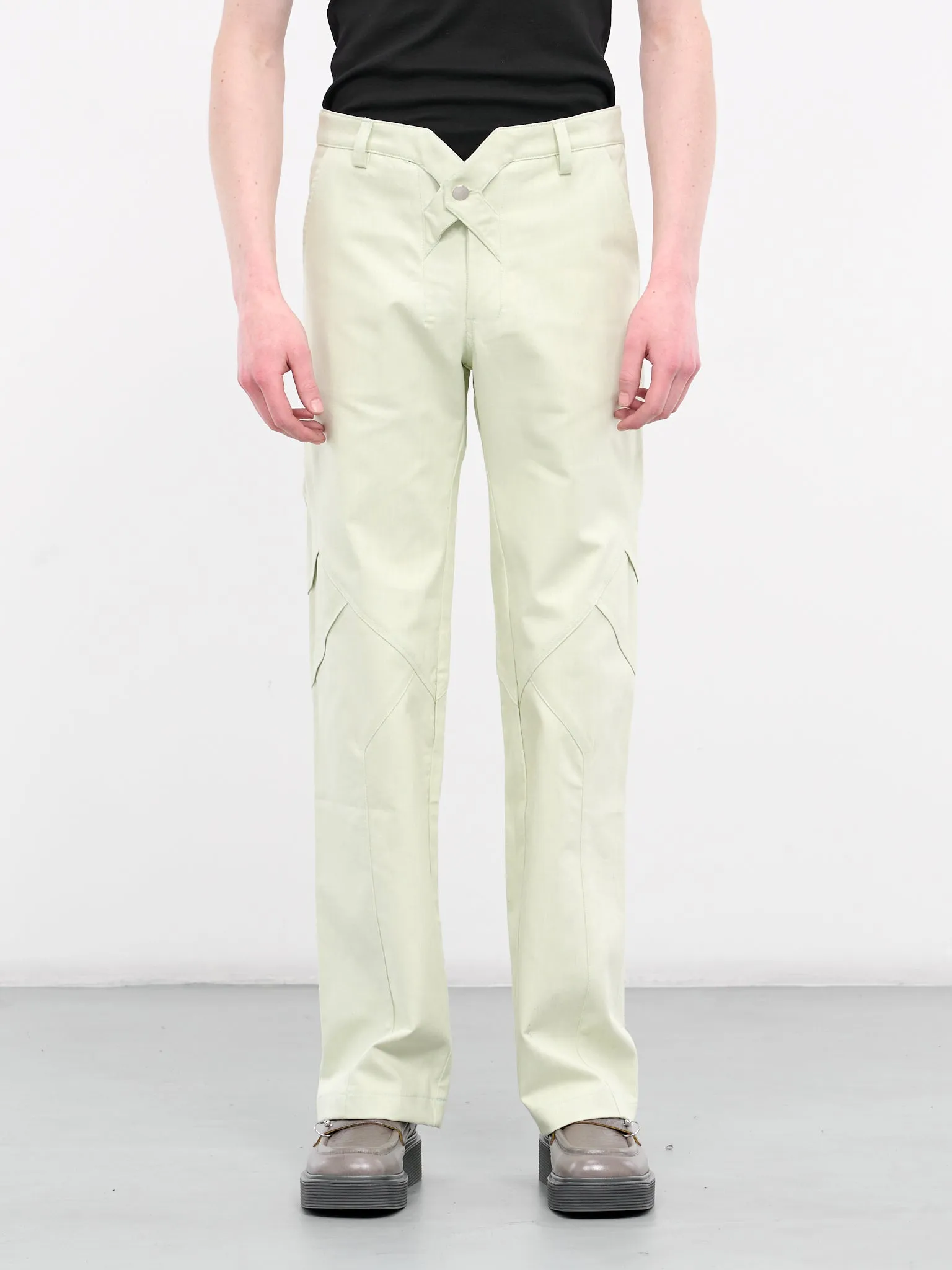 Jukebox Straight Trousers (P-02-H-MINT-GREEN)