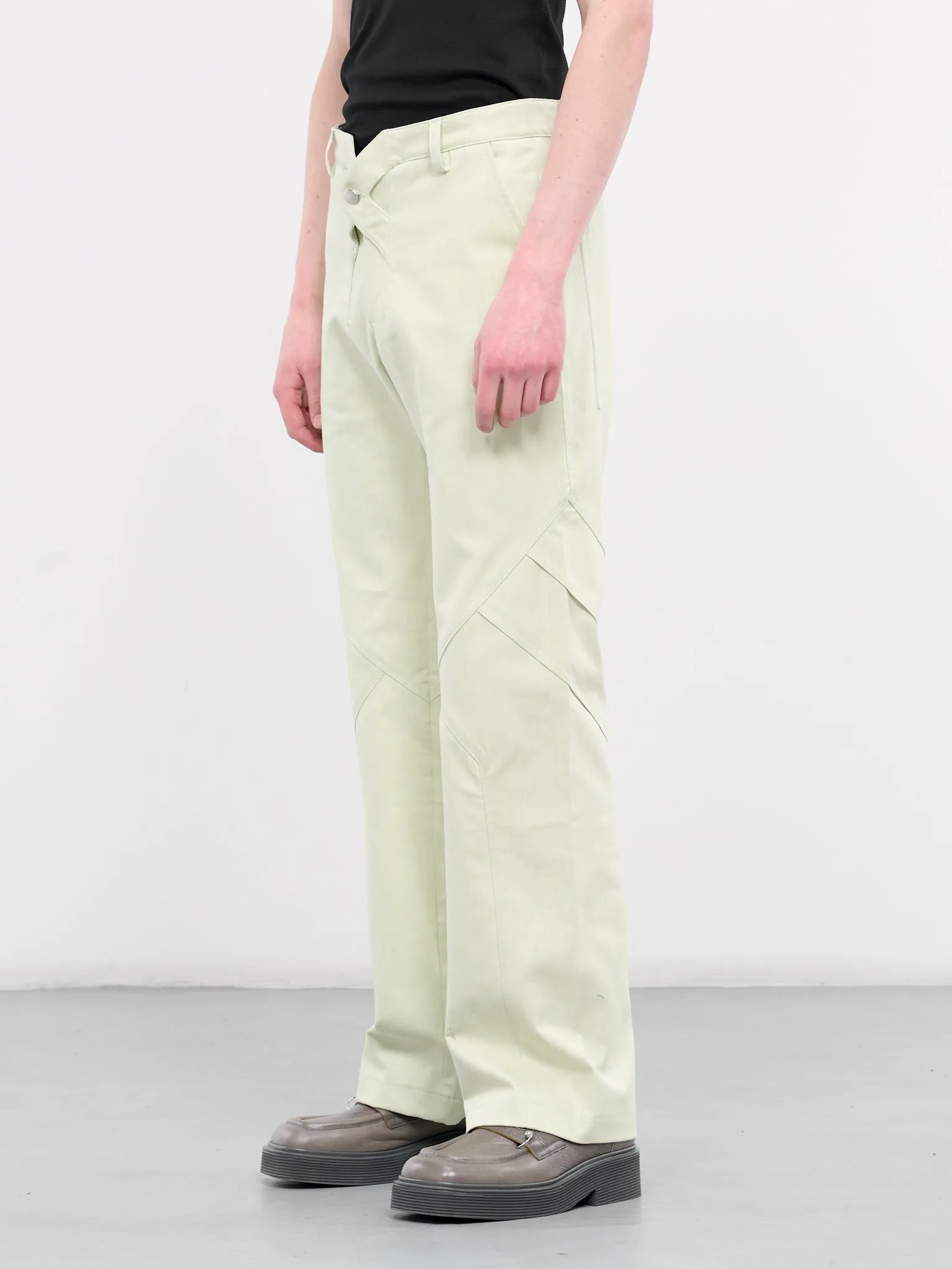 Jukebox Straight Trousers (P-02-H-MINT-GREEN)