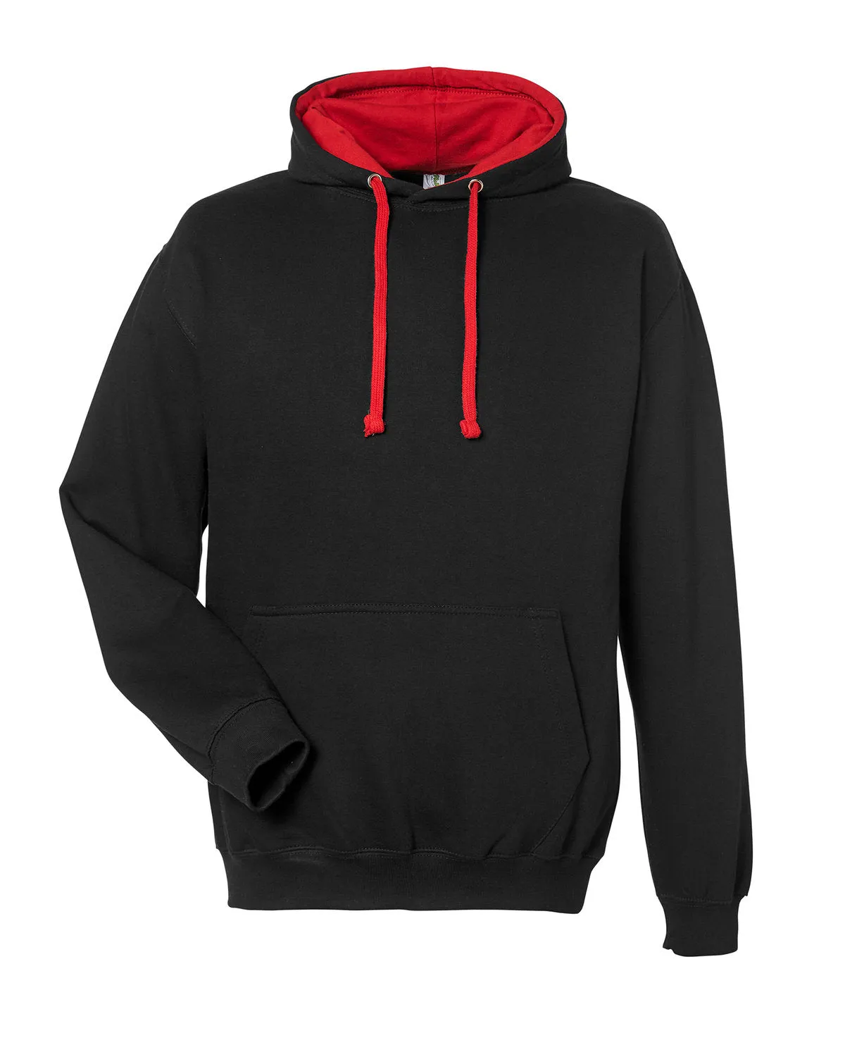 Just Hoods By AWDis Adult 80/20 Midweight Varsity Contrast Hooded Sweatshirt