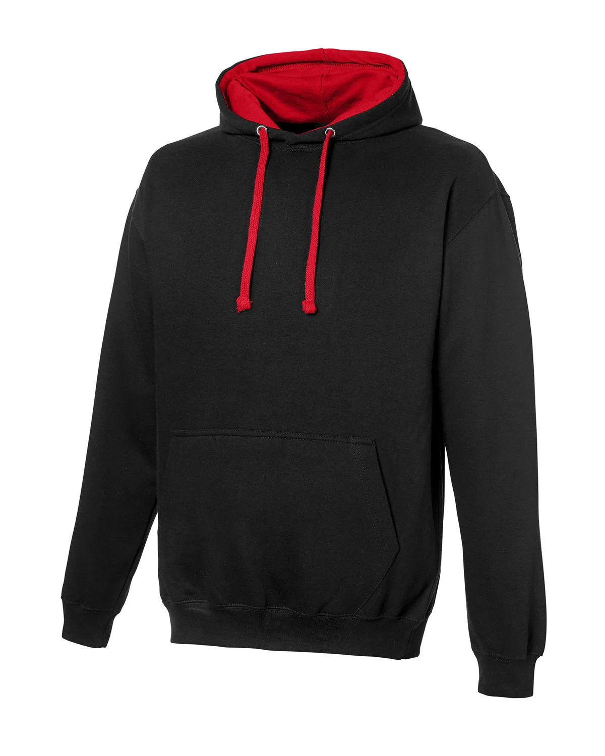 Just Hoods By AWDis Adult 80/20 Midweight Varsity Contrast Hooded Sweatshirt