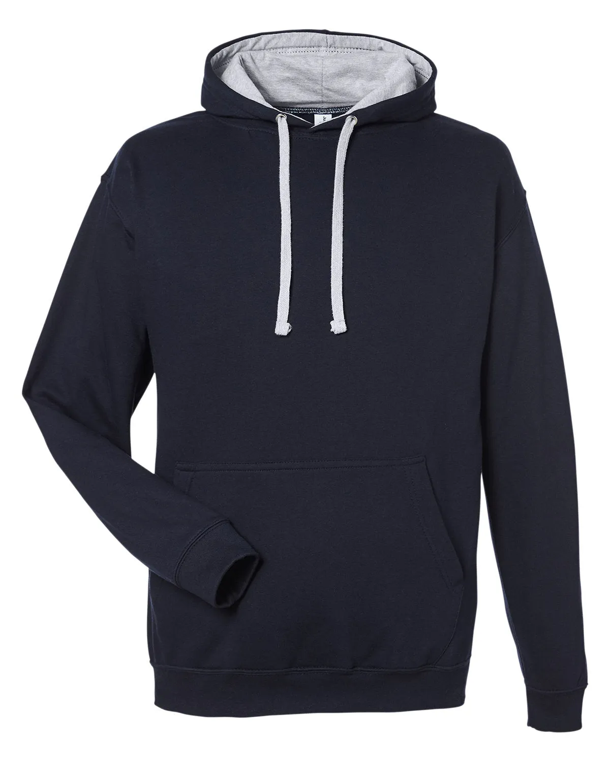 Just Hoods By AWDis Adult 80/20 Midweight Varsity Contrast Hooded Sweatshirt