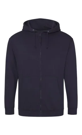 Just Hoods By AWDis JHA050 Men's 80/20 Midweight College Full-Zip Hooded Sweatshirt