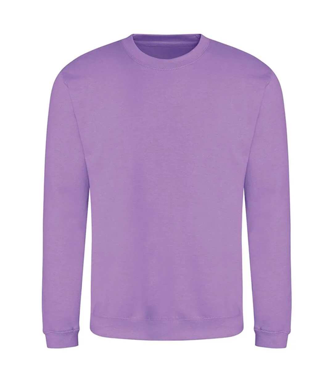 Just hoods  unisex crew neck plain sweatshirt 280 gsm digital lavender Awdis