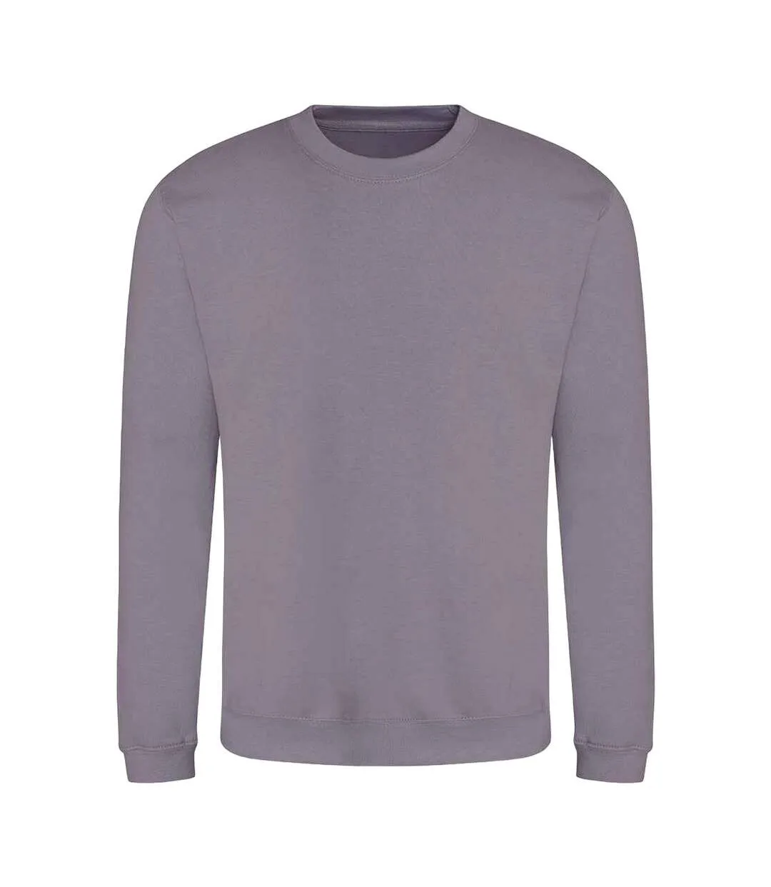 Just hoods  unisex crew neck plain sweatshirt 280 gsm dusty lilac Awdis