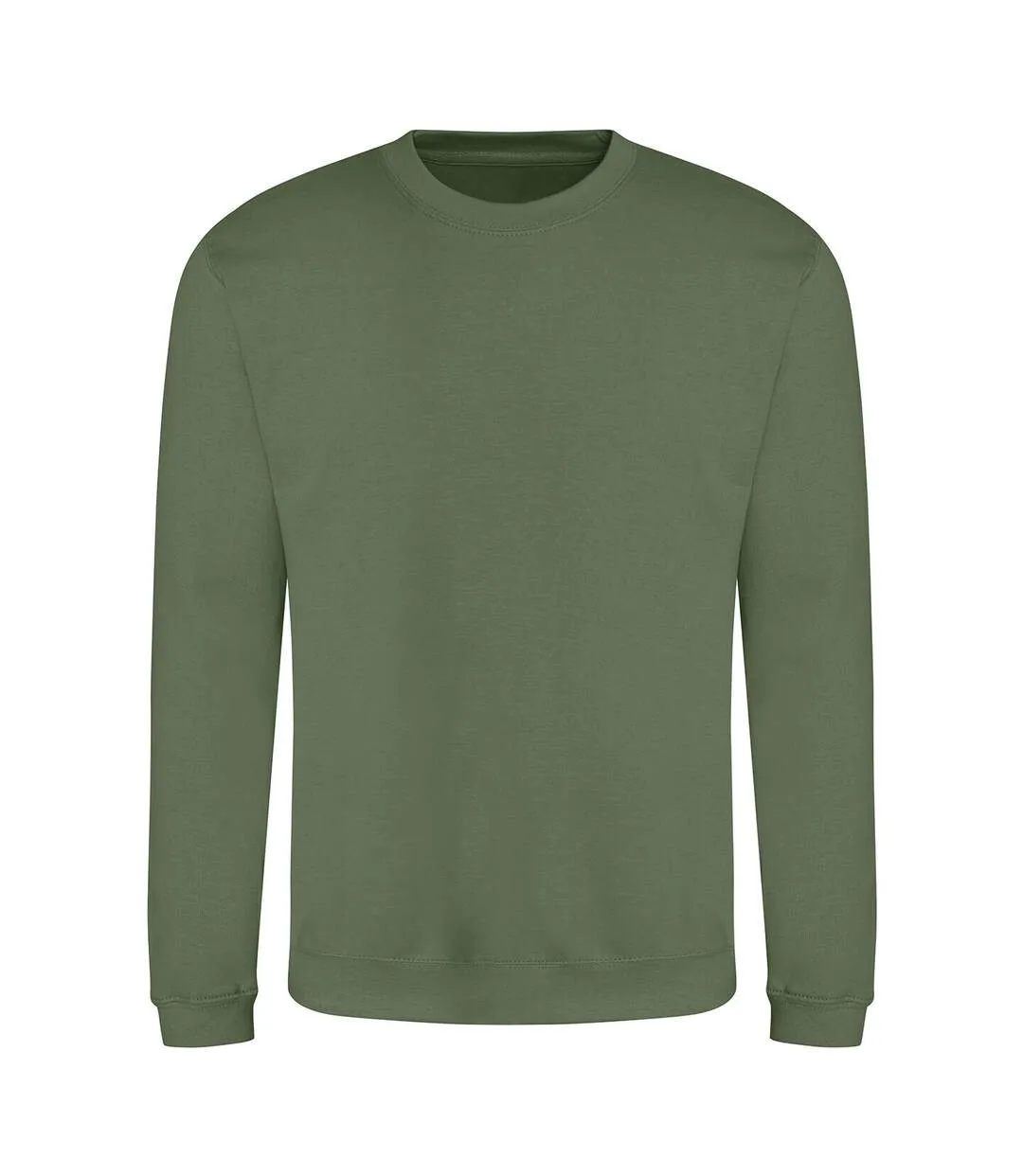 Just hoods  unisex crew neck plain sweatshirt 280 gsm earthy green Awdis