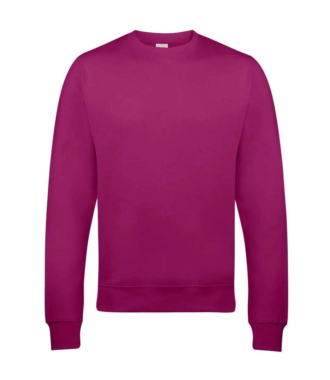 Just hoods  unisex crew neck plain sweatshirt 280 gsm festival fuchsia Awdis