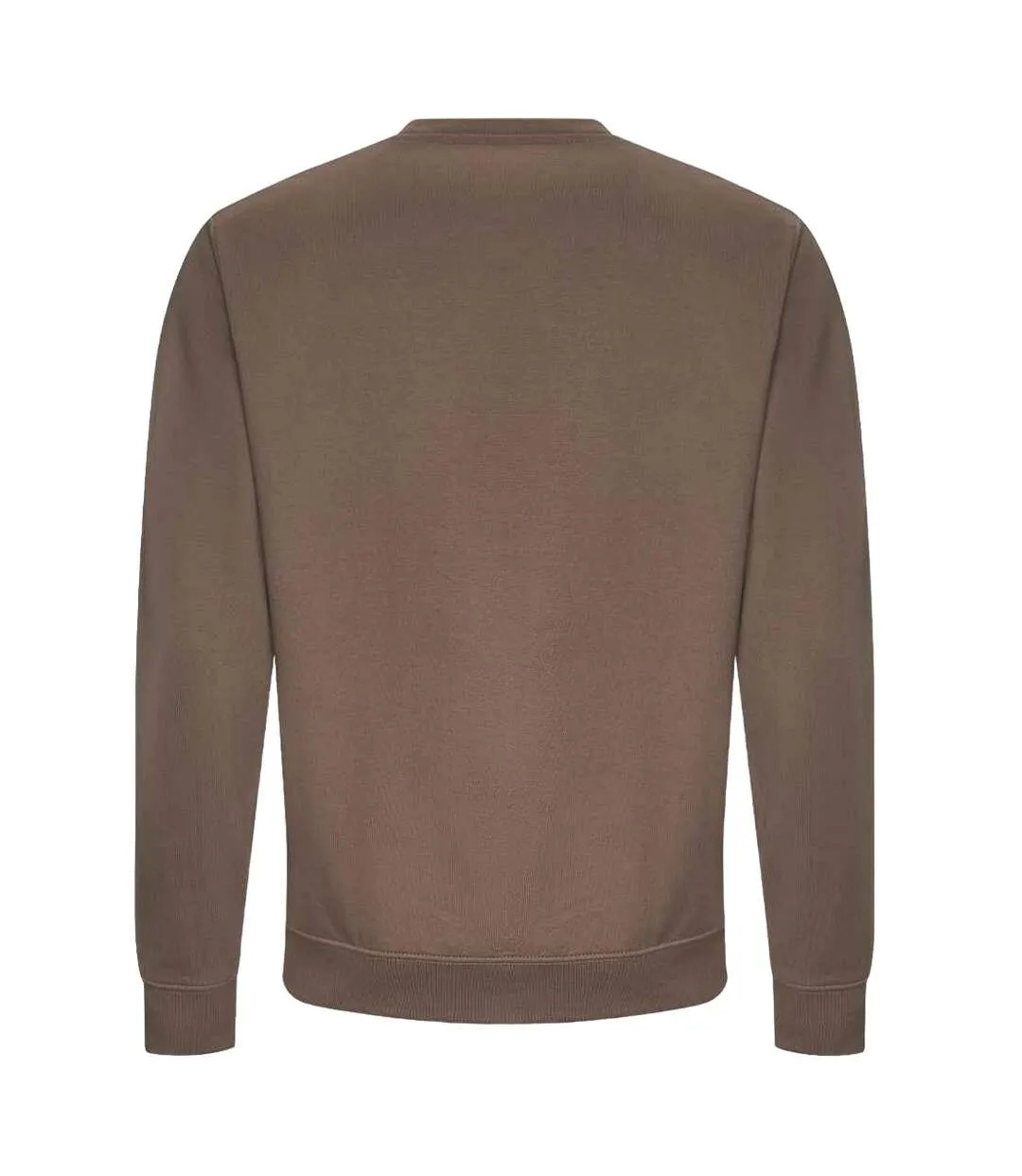 Just hoods  unisex crew neck plain sweatshirt 280 gsm mocha brown Awdis