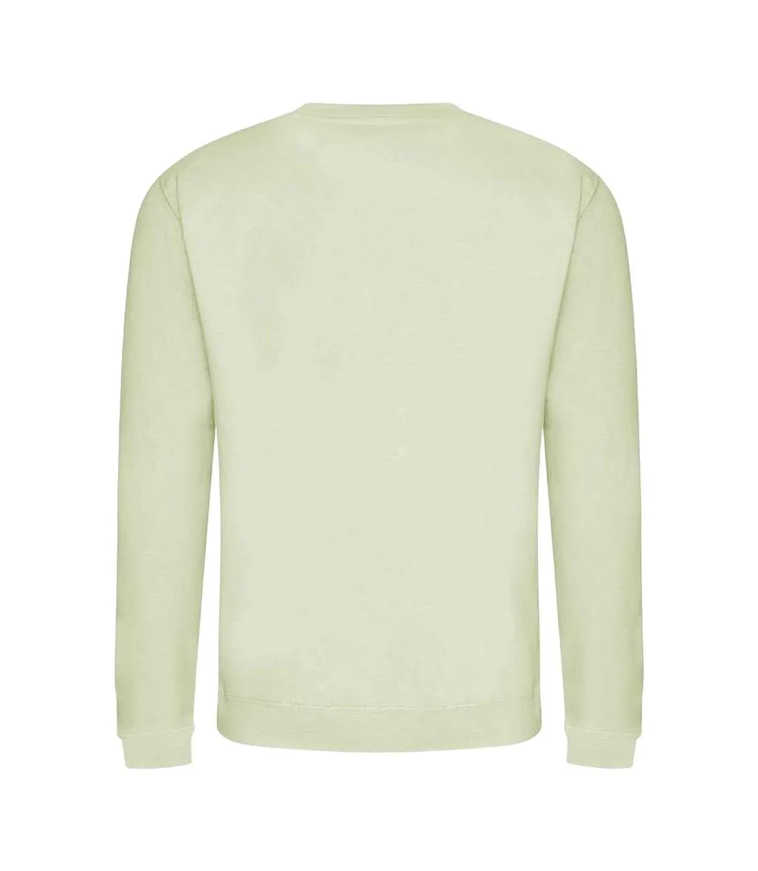 Just hoods  unisex crew neck plain sweatshirt 280 gsm pistachio green Awdis