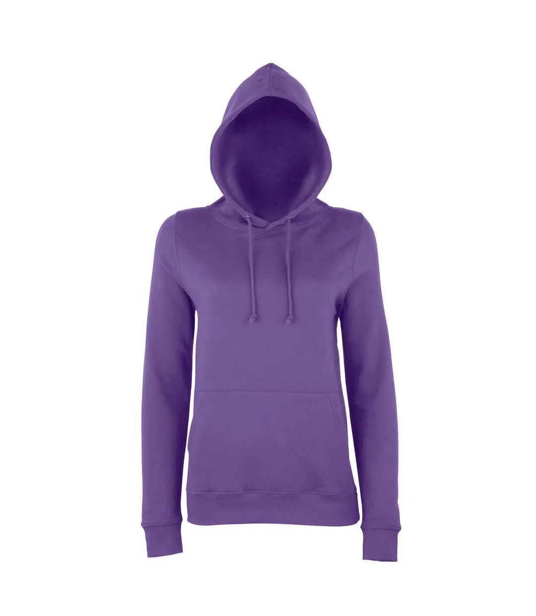 Just hoods womens/ladies girlie college pullover hoodie digital lavender Awdis