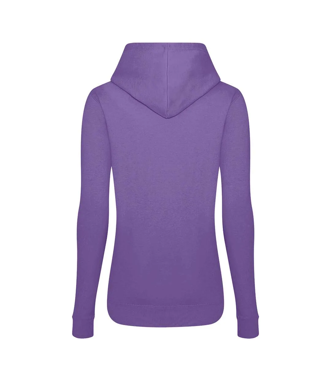 Just hoods womens/ladies girlie college pullover hoodie digital lavender Awdis