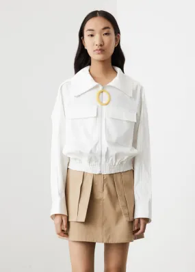 JW Anderson Cropped Round Puller Track Jacket