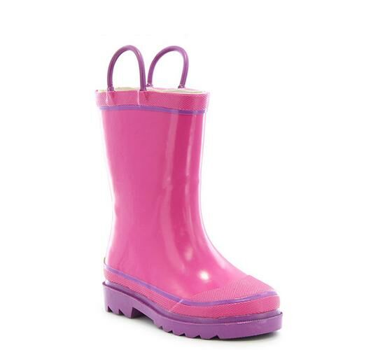 Kid's Fire Chief Rainboot in Pink