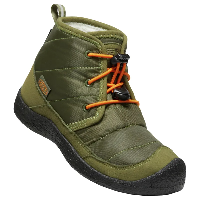 Kids’ Keen Howser II Chukka Sizes 8-13 – Capulet Olive|Russet Orange