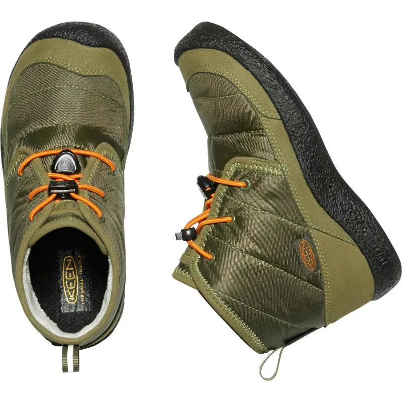 Kids’ Keen Howser II Chukka Sizes 8-13 – Capulet Olive|Russet Orange