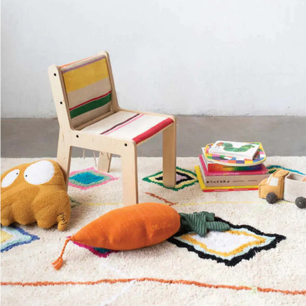 Kids Lorena Canals Kid's Chair Sillita Kaarol - Multicolour