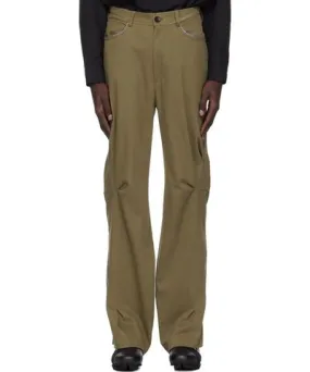 Kiko Kostadinov Khaki Ohne K-Dart Trousers