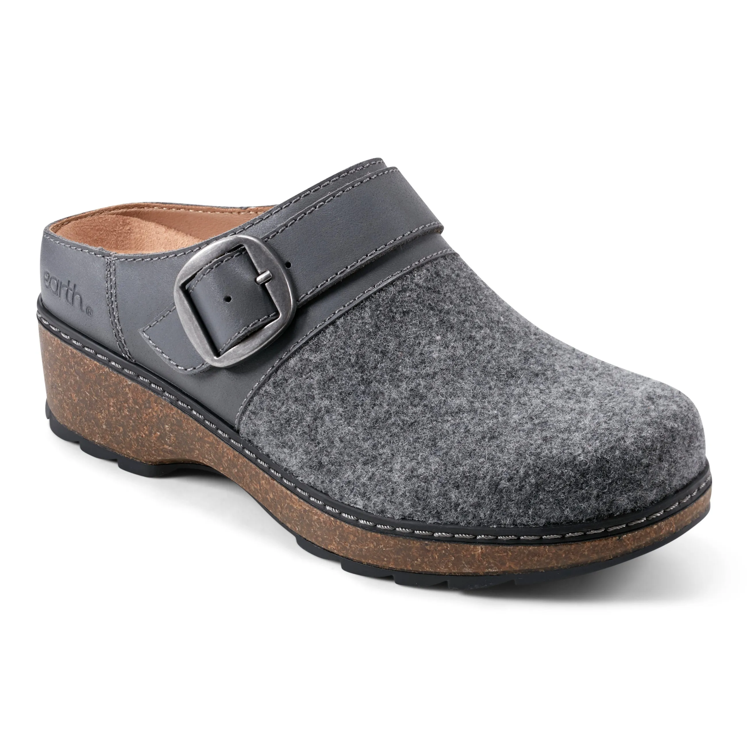 Kulla Slip-on Round Toe Block Heel Casual Mules