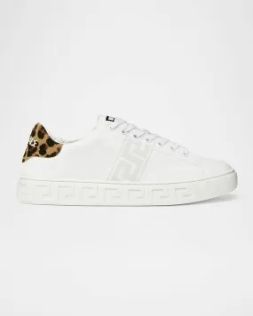 La Greca Leopard Barocco Sneakers