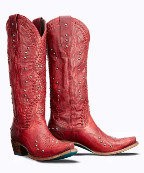 LADIES LB0469G LANE Cossette Smoldering Ruby 15 Boho Western Boots