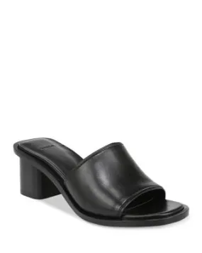 Leather Mule Sandals for Women - Donna