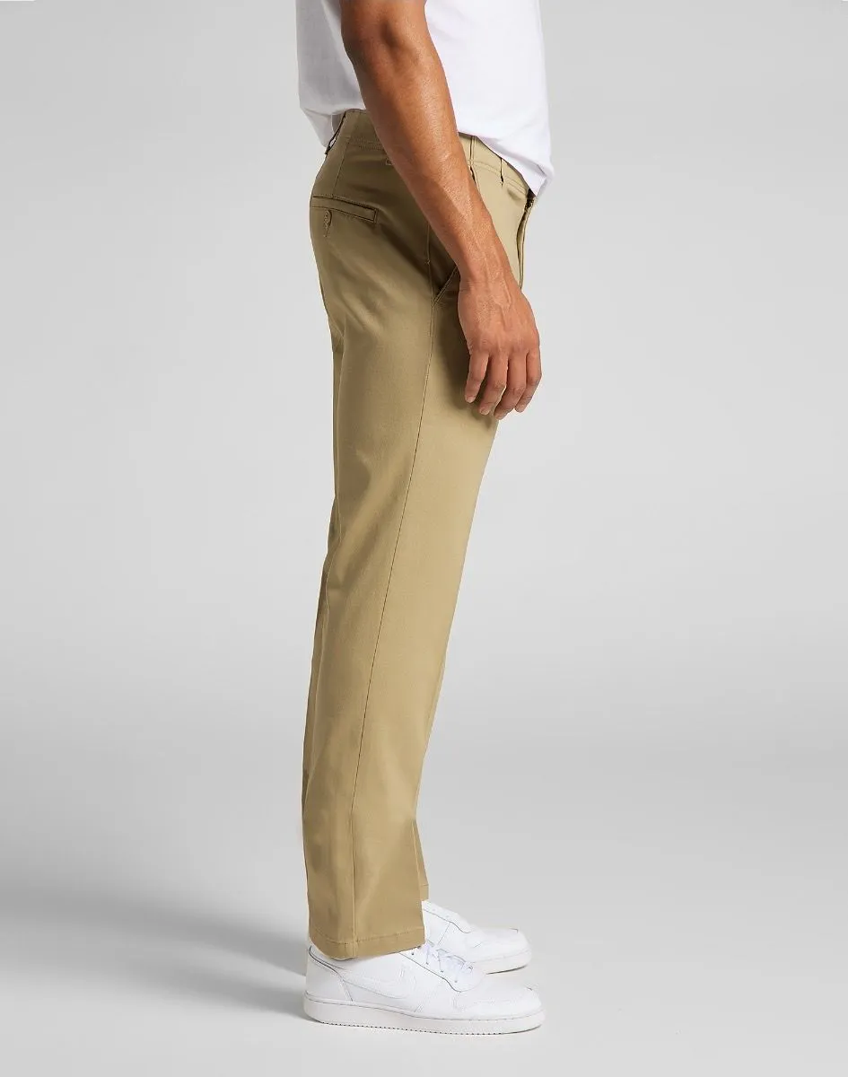 Lee Extreme Motion Slim Stretch Chino Trousers Taupe