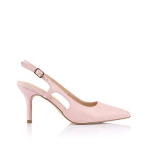 Lena Sling Back Pumps - Blush Pink