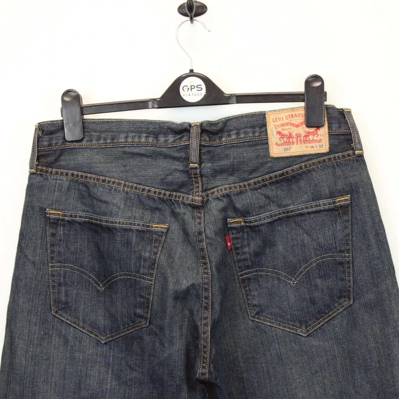 LEVIS 501 Jeans Dark Blue | W36 L32