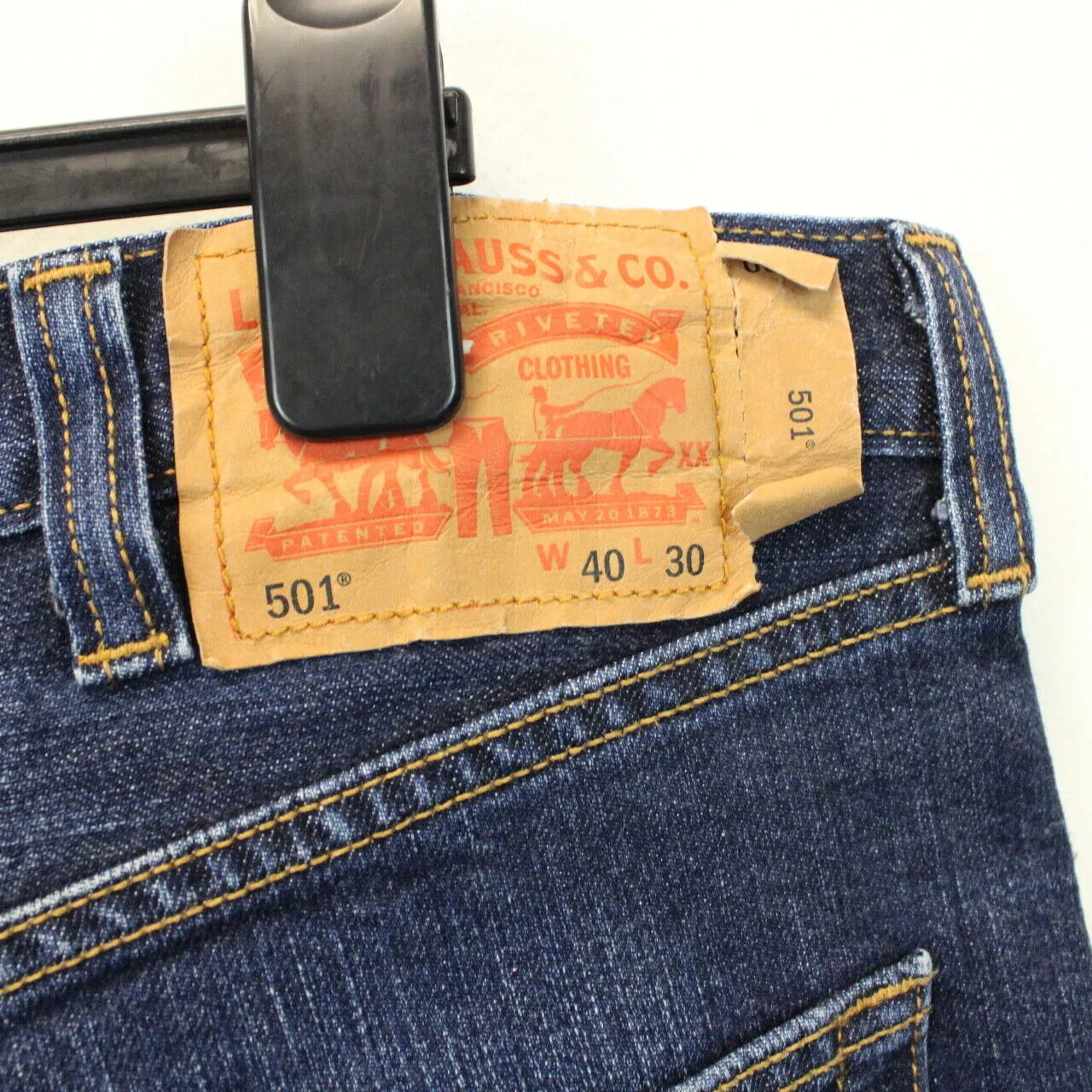 LEVIS 501 Jeans Dark Blue | W40 L30