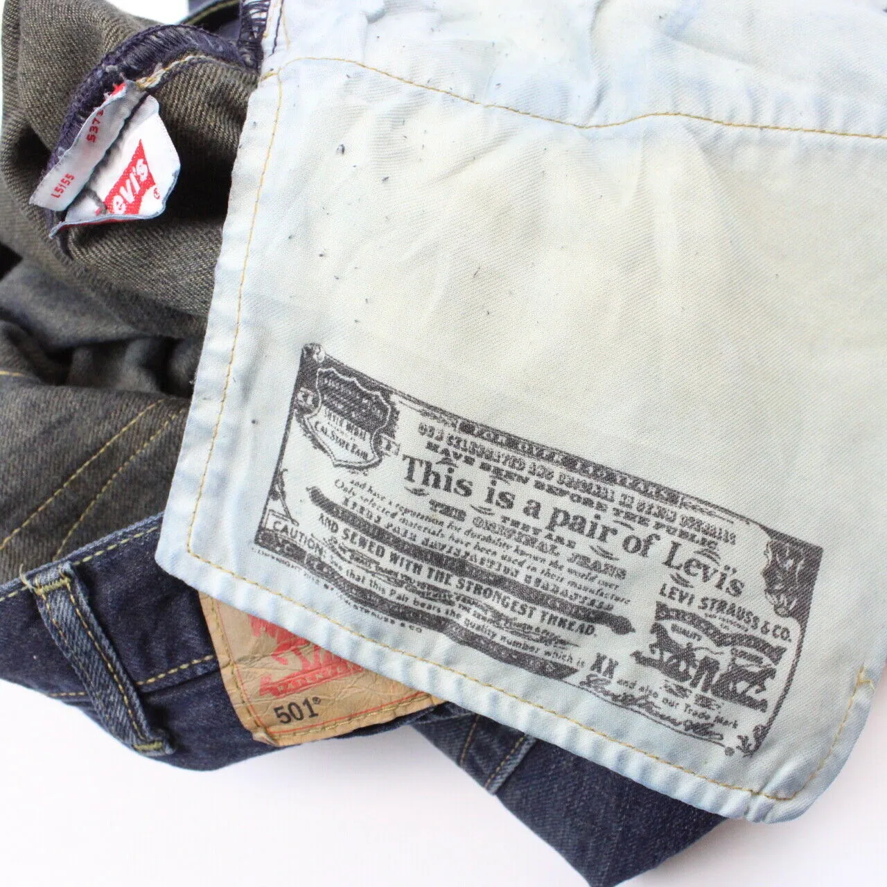 LEVIS 501 Jeans Dark Blue | W40 L34