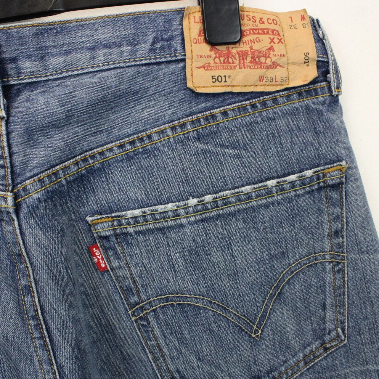 LEVIS 501 Jeans Mid Blue | W38 L32