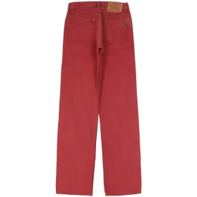 Levi's 501 Maroon Jeans