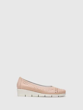 LightPink Wedge Shoes