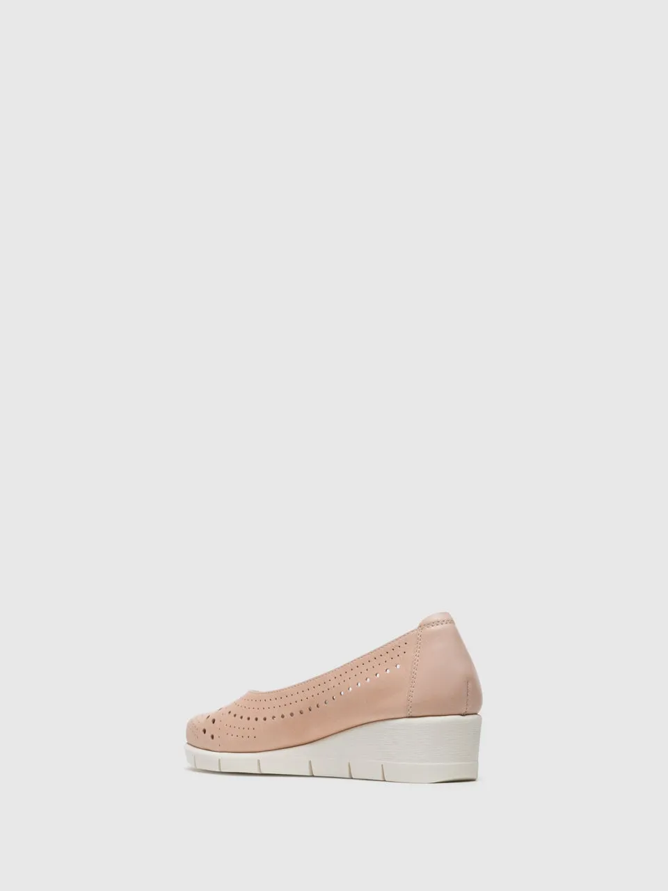 LightPink Wedge Shoes