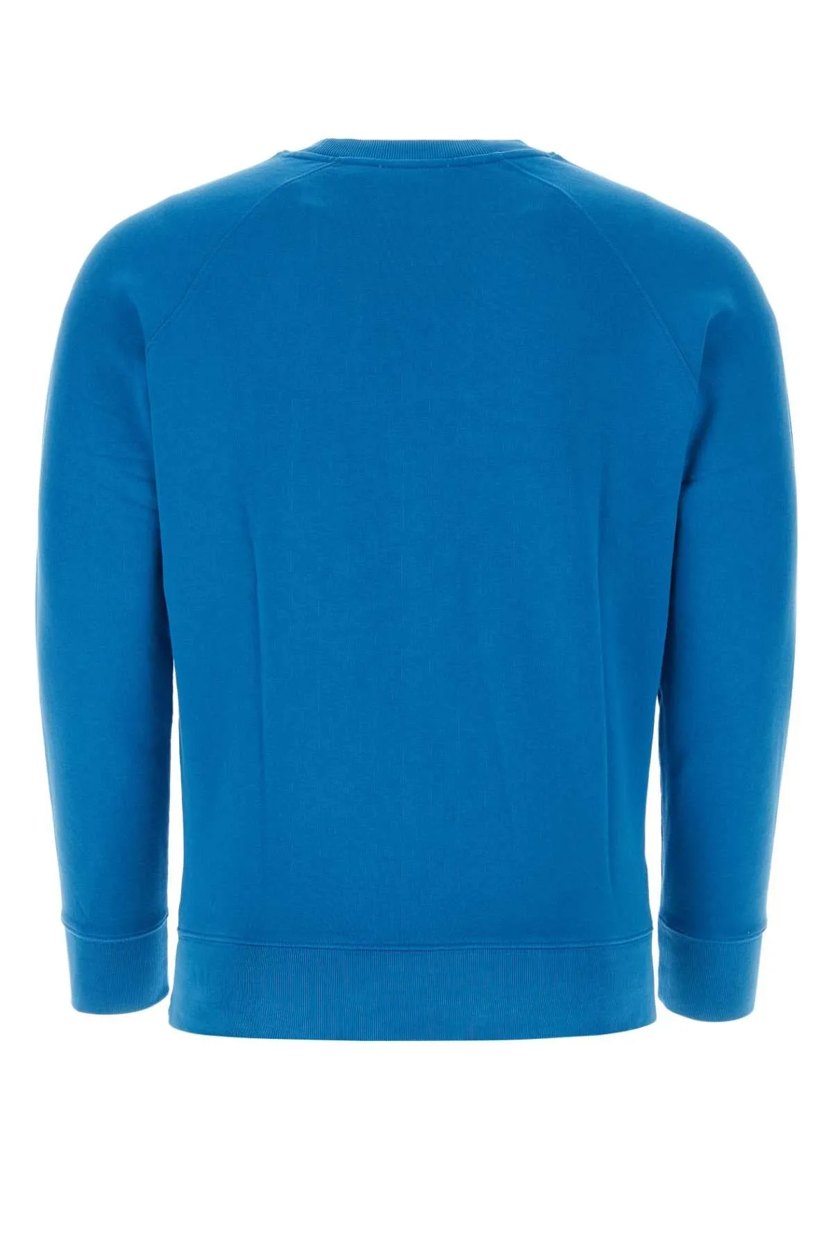 Maison Kitsune Cerulean Blue Cotton Sweatshirt